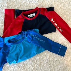 Set Columbia Kids' Toddler Long Sleeve Sunguard Shirt 4t